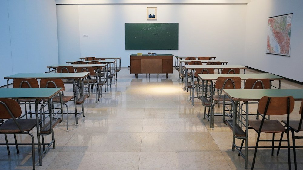 Salón de clases en una institución educativa